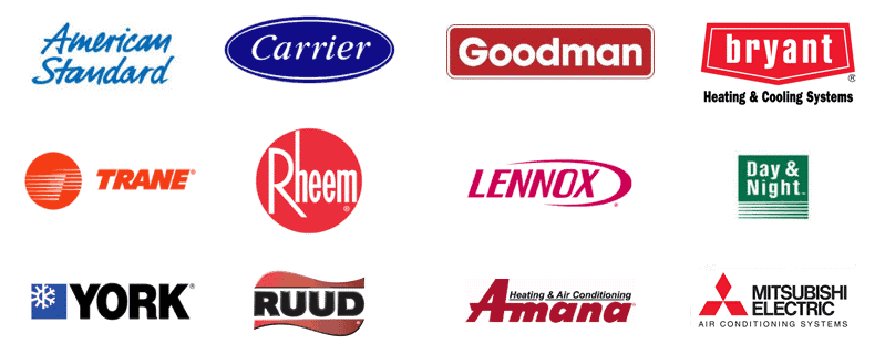 Ac Brands We Service | Ateam Heating and Cooling
