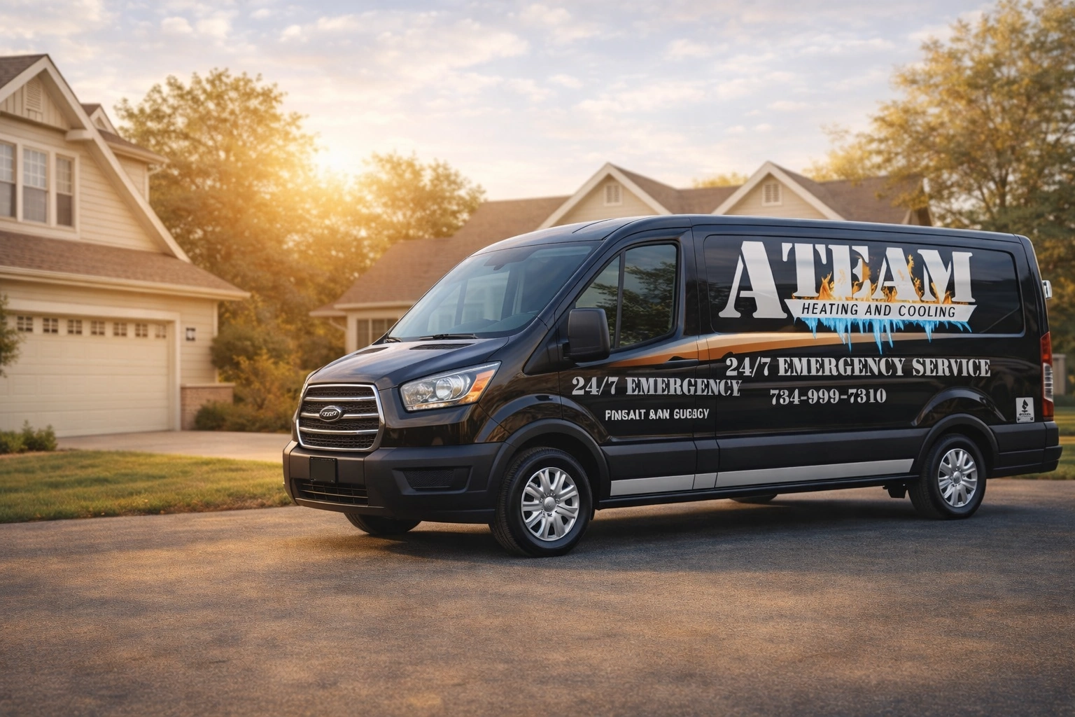 emergency ac repair truck in ypsilanti mi with local hvac service 734-999-7310